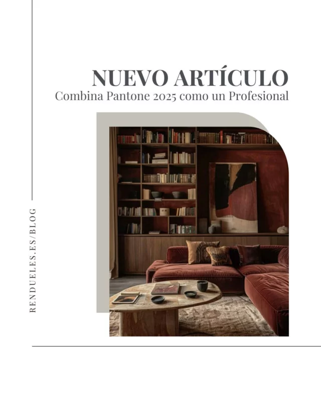 ✨ ¿Quieres dar un toque de energía y estilo a tu hogar?
Descubre cómo combinar el Pantone 2025 como un profesional y transforma tus espacios con las paletas de color más inspiradoras 🎨🏠zTe damos ideas, combinaciones y tips para sacarle el máximo partido a este color lleno de vida.

📍 Además, si estás en Coruña, ven a visitarnos a nuestro showroom en Ronda Nelle, 142. ¡Estaremos encantados de asesorarte!

👉 Lee el blog completo aquí:
🔗 https://rendueles.es/decoracion/combina-pantone-2025-como-un-profesional.html

#Pantone2025 #DecoraciónDeInteriores #DiseñoDeInteriores #PaletaDeColores #Tendencias2025 #Rendueles #ColorYEstilo #InteriorismoModerno