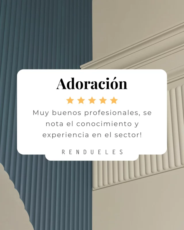 En Rendueles trabajamos con experiencia, compromiso y una mirada profesional. Cada proyecto es una oportunidad para hacer las cosas bien y reflejar la calidad que nos identifica.

Gracias a quienes confían en nosotros. Detrás de cada resultado hay dedicación y un equipo que disfruta lo que hace y lo hace con responsabilidad.

#Rendueles #CalidadYExperiencia #CompromisoReal